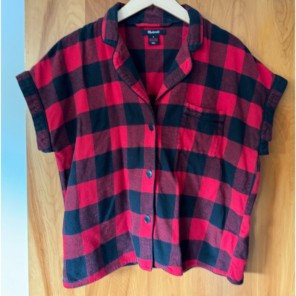 Madewell Buffalo Short Sleeve Flannel